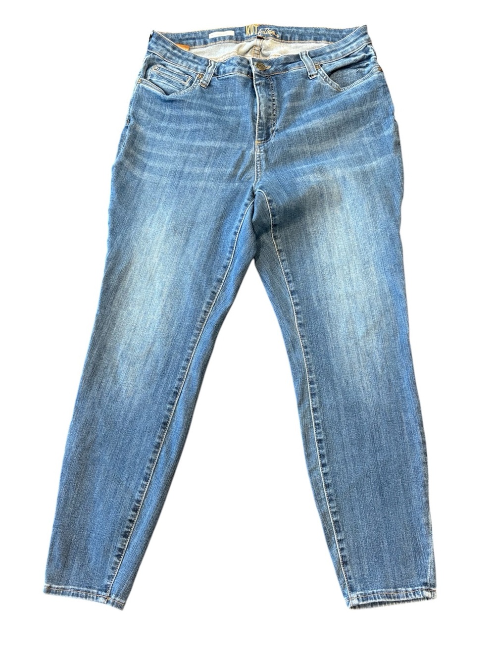 Kut from the Kloth Blue Toothpick Skinny Jeans — Dark Wash